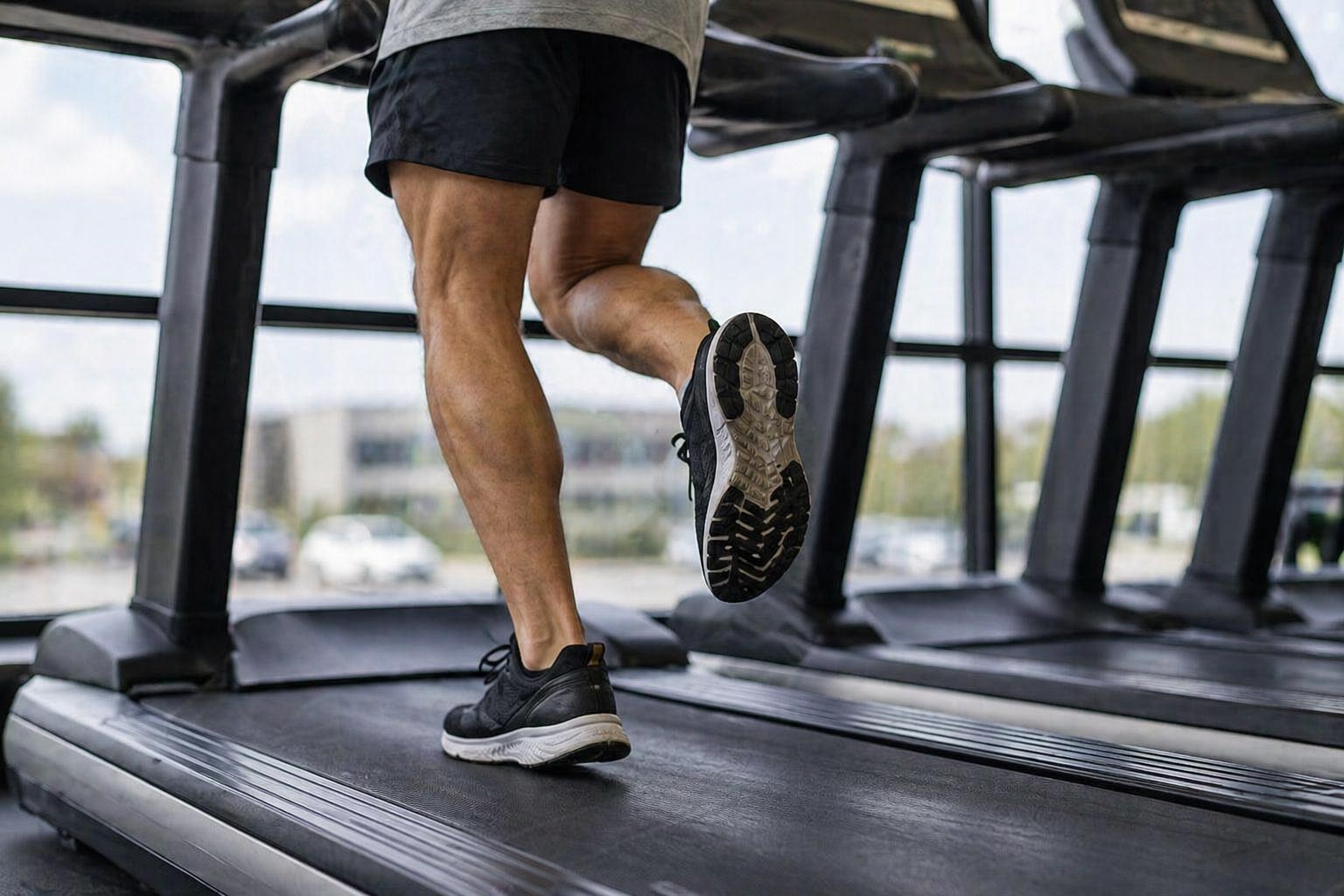An image of someone running on the treadmill.